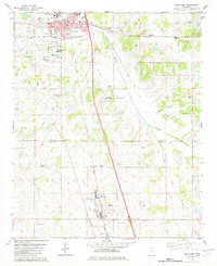 Download a high-resolution, GPS-compatible USGS topo map for Senatobia, MS (1982 edition)