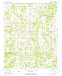 preview thumbnail of historical topo map of Marshall County, MS in 1965