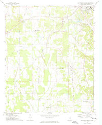 Download a high-resolution, GPS-compatible USGS topo map for Southwest Pontotoc, MS (1974 edition)