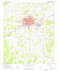 preview thumbnail of historical topo map of Starkville, MS in 1965
