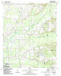 Download a high-resolution, GPS-compatible USGS topo map for Steens, MS (1987 edition)