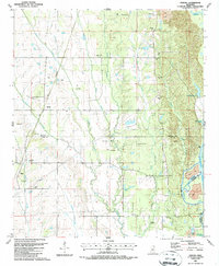 Download a high-resolution, GPS-compatible USGS topo map for Strong, MS (1987 edition)