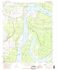preview thumbnail of historical topo map of Tunica County, MS in 1982