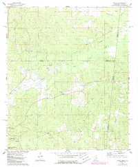 preview thumbnail of historical topo map of Lauderdale County, MS in 1974