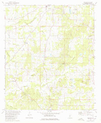 Download a high-resolution, GPS-compatible USGS topo map for Terry NW, MS (1980 edition)