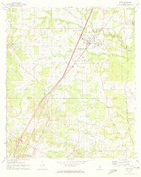 preview thumbnail of historical topo map of Terry, MS in 1971