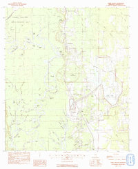 preview thumbnail of historical topo map of Jackson County, MS in 1982