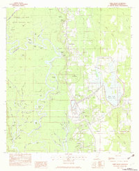 Download a high-resolution, GPS-compatible USGS topo map for Three Rivers, MS (1982 edition)