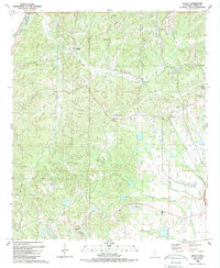 Download a high-resolution, GPS-compatible USGS topo map for Tinsley, MS (1989 edition)