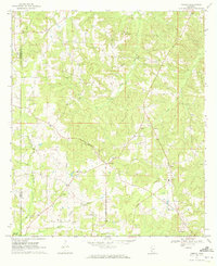 Download a high-resolution, GPS-compatible USGS topo map for Topeka, MS (1972 edition)