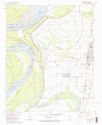 Download a high-resolution, GPS-compatible USGS topo map for Tunica, MS (1982 edition)