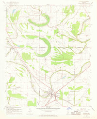 Download a high-resolution, GPS-compatible USGS topo map for Tutwiler, MS (1968 edition)