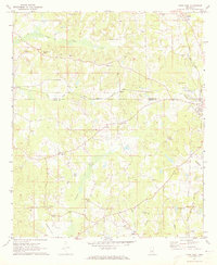 preview thumbnail of historical topo map of Newton County, MS in 1972