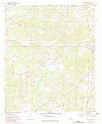 preview thumbnail of historical topo map of Newton County, MS in 1972
