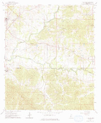 Download a high-resolution, GPS-compatible USGS topo map for Utica East, MS (1979 edition)