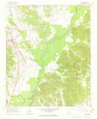 Download a high-resolution, GPS-compatible USGS topo map for Vaiden, MS (1967 edition)