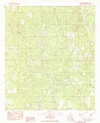 Download a high-resolution, GPS-compatible USGS topo map for Vancleave, MS (1982 edition)