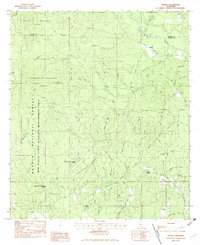 preview thumbnail of historical topo map of Jackson County, MS in 1982