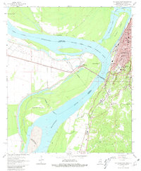 Download a high-resolution, GPS-compatible USGS topo map for Vicksburg West, MS (1981 edition)