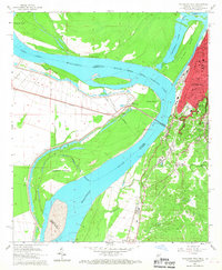 Download a high-resolution, GPS-compatible USGS topo map for Vicksburg West, MS (1967 edition)