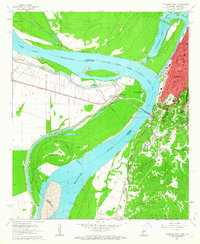 Download a high-resolution, GPS-compatible USGS topo map for Vicksburg West, MS (1963 edition)