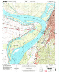 Download a high-resolution, GPS-compatible USGS topo map for Vicksburg West, MS (2003 edition)