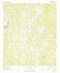 preview thumbnail of historical topo map of Lauderdale County, MS in 1971
