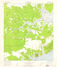 Download a high-resolution, GPS-compatible USGS topo map for Waveland, MS (1960 edition)