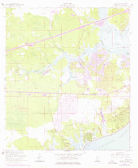 Download a high-resolution, GPS-compatible USGS topo map for Waveland, MS (1978 edition)