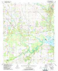 Download a high-resolution, GPS-compatible USGS topo map for Waverly, MS (1987 edition)