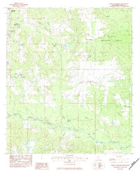 Download a high-resolution, GPS-compatible USGS topo map for Whites Crossing, MS (1984 edition)