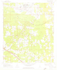 preview thumbnail of historical topo map of Rankin County, MS in 1971