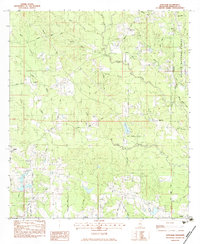 preview thumbnail of historical topo map of Harrison County, MS in 1983