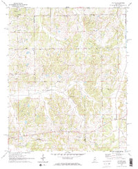 preview thumbnail of historical topo map of Marshall County, MS in 1971
