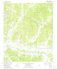 Download a high-resolution, GPS-compatible USGS topo map for Yocona, MS (1981 edition)