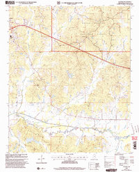 Download a high-resolution, GPS-compatible USGS topo map for Yocona, MS (2003 edition)
