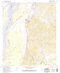 Download a high-resolution, GPS-compatible USGS topo map for Yokena, MS (1982 edition)