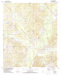 Download a high-resolution, GPS-compatible USGS topo map for Zama, MS (1989 edition)