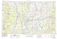 1953 Map of Greenwood, 1980 Print