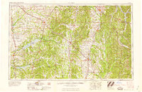1958 Map of Tupelo