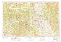 1953 Map of West Point, 1978 Print