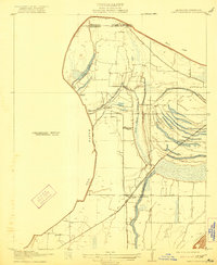 1912 Map of Lake Cormorant, 1921 Print