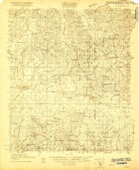 preview thumbnail of historical topo map of Forest, MS in 1921