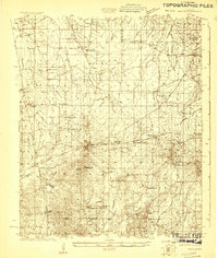 preview thumbnail of historical topo map of Morton, MS in 1922