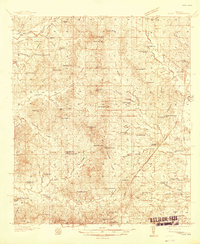 1937 Map of Terry