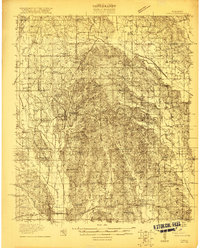 1921 Map of Tupelo