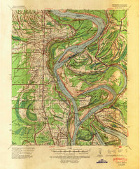 preview thumbnail of historical topo map of Madison County, MS in 1939