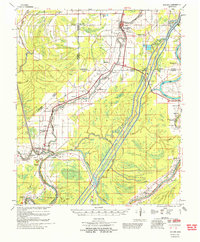 Download a high-resolution, GPS-compatible USGS topo map for Bayland, MS (1961 edition)