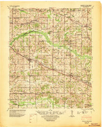 1948 Map of Byhalia, 1950 Print