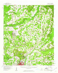 Download a high-resolution, GPS-compatible USGS topo map for Caledonia, MS (1961 edition)